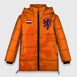 Куртка зимняя женская Сборная Голландии, цвет: 3D-черный