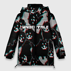 Куртка зимняя женская Undertale, цвет: 3D-черный