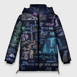 Куртка зимняя женская HOLLOW KNIGHT WORLD, цвет: 3D-черный