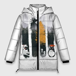 Куртка зимняя женская Хранители Леса, цвет: 3D-светло-серый