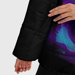 Куртка зимняя женская Милый Тоторо, цвет: 3D-черный — фото 2