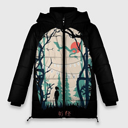 Куртка зимняя женская Хранители Леса, цвет: 3D-черный