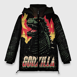 Женская зимняя куртка Flame Godzilla