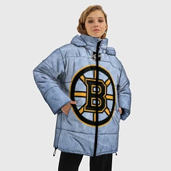 Куртка зимняя женская Boston Bruins: Hot Ice, цвет: 3D-черный — фото 2