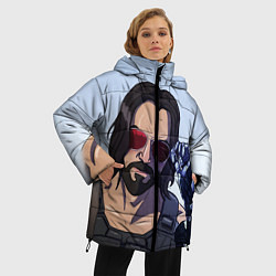 Куртка зимняя женская Киану Самурай, цвет: 3D-светло-серый — фото 2