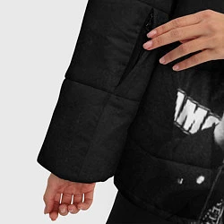Куртка зимняя женская Король и Шут Анархия, цвет: 3D-черный — фото 2