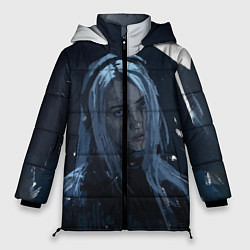 Куртка зимняя женская Billie Eilish: Love, цвет: 3D-черный