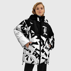 Куртка зимняя женская L flying birds, цвет: 3D-черный — фото 2