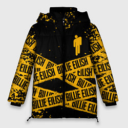 Женская зимняя куртка BILLIE EILISH: Yellow & Black Tape