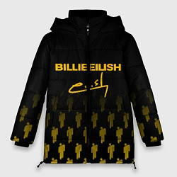 Женская зимняя куртка Billie Eilish: Yellow & Black Autograph
