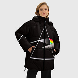 Куртка зимняя женская PINK FLOYD, цвет: 3D-черный — фото 2