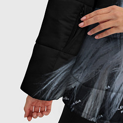 Куртка зимняя женская BILLIE EILISH с Пауком, цвет: 3D-черный — фото 2