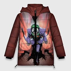 Куртка зимняя женская The Joker Show, цвет: 3D-красный