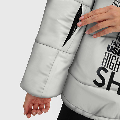 Женская зимняя куртка Sherlock / 3D-Светло-серый – фото 5