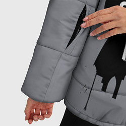 Куртка зимняя женская Sherlock Holmesboy, цвет: 3D-черный — фото 2