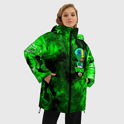 Куртка зимняя женская Brawl Stars LEON, цвет: 3D-красный — фото 2