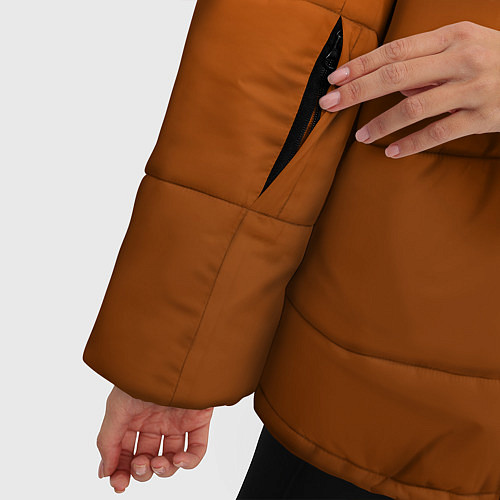 Женская зимняя куртка Leo Лев / 3D-Красный – фото 5