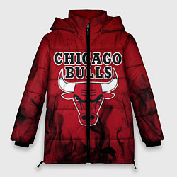 Куртка зимняя женская CHICAGO BULLS, цвет: 3D-красный