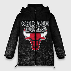 Куртка зимняя женская CHICAGO BULLS, цвет: 3D-черный