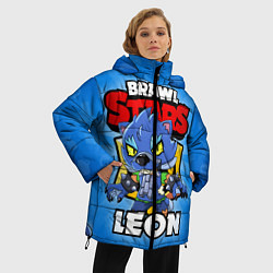 Куртка зимняя женская BRAWL STARS WEREWOLF LEON, цвет: 3D-черный — фото 2