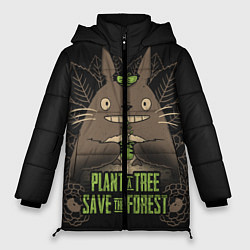 Женская зимняя куртка Plant a tree Save the forest