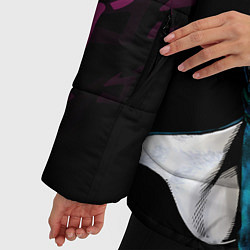 Куртка зимняя женская JOJOS BIZARRE ADVENTURE, цвет: 3D-светло-серый — фото 2