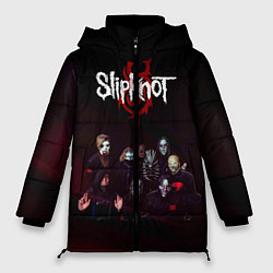 Куртка зимняя женская Slipknot, цвет: 3D-красный