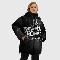 Куртка зимняя женская MY CHEMICAL ROMANCE, цвет: 3D-черный — фото 2