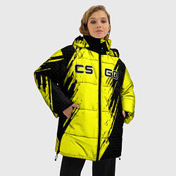 Куртка зимняя женская Counter Strike, цвет: 3D-красный — фото 2