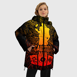 Куртка зимняя женская Apex Legends Caustic Main, цвет: 3D-черный — фото 2