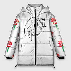 Куртка зимняя женская ТИКТОКЕР - PAYTON MOORMEIE, цвет: 3D-светло-серый