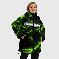Куртка зимняя женская MINECRAFT STORM, цвет: 3D-черный — фото 2