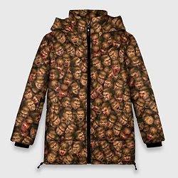 Куртка зимняя женская Doomguy Classic, цвет: 3D-красный