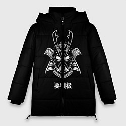 Куртка зимняя женская Самурай будь добрее, цвет: 3D-черный
