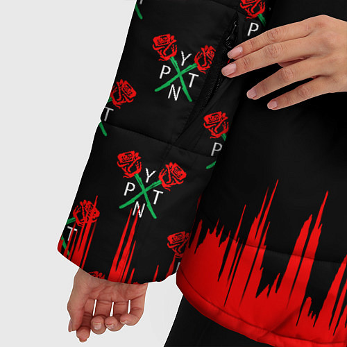 Женская зимняя куртка ТИКТОКЕР - PAYTON MOORMEIE / 3D-Красный – фото 5