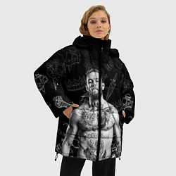 Куртка зимняя женская CONOR McGREGOR, цвет: 3D-черный — фото 2