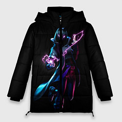 Куртка зимняя женская Fortnite Спина, цвет: 3D-черный