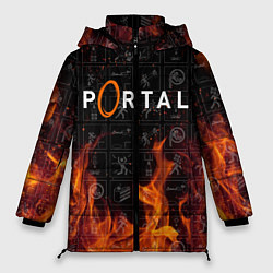 Куртка зимняя женская PORTAL, цвет: 3D-черный