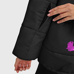 Куртка зимняя женская Get Jinxed, цвет: 3D-черный — фото 2