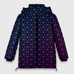 Куртка зимняя женская Geometry, цвет: 3D-красный