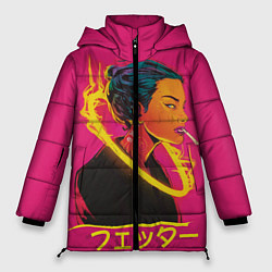 Куртка зимняя женская Cyberfire 404, цвет: 3D-черный
