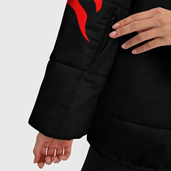 Куртка зимняя женская GURREN LAGANN, цвет: 3D-черный — фото 2