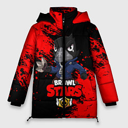 Куртка зимняя женская Brawl Stars Crow, цвет: 3D-красный