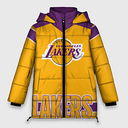 Куртка зимняя женская Los Angeles Lakers, цвет: 3D-красный