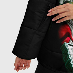 Куртка зимняя женская Стоматолог, цвет: 3D-черный — фото 2