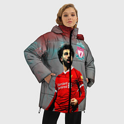 Куртка зимняя женская Mohamed Salah, цвет: 3D-черный — фото 2