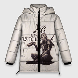 Куртка зимняя женская Toss a coin to your Witcher, цвет: 3D-красный