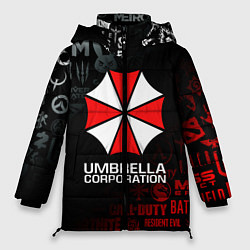 Куртка зимняя женская RESIDENT EVIL UMBRELLA CORP, цвет: 3D-светло-серый