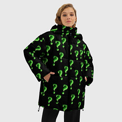 Куртка зимняя женская Знак вопроса, цвет: 3D-черный — фото 2