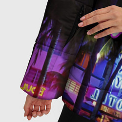 Куртка зимняя женская Grand Theft Auto Vice City, цвет: 3D-черный — фото 2